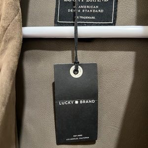 NWT Lucky Brand Suede Moto Jacket